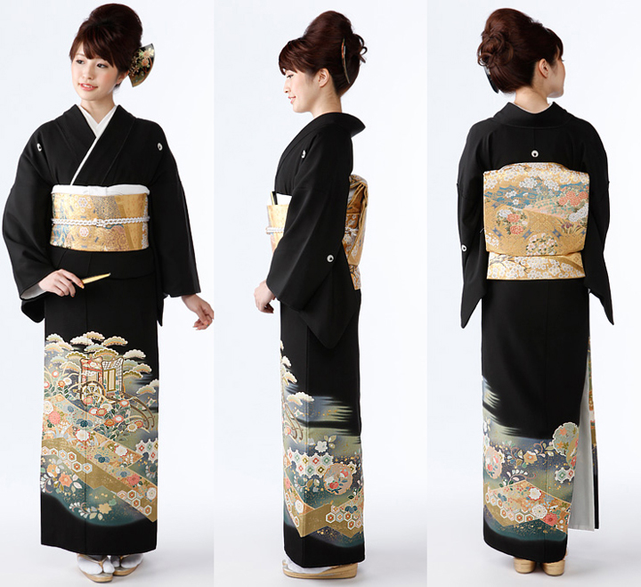 留袖並び画像