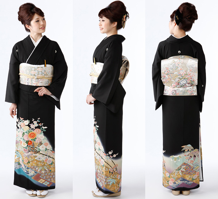 留袖並び画像