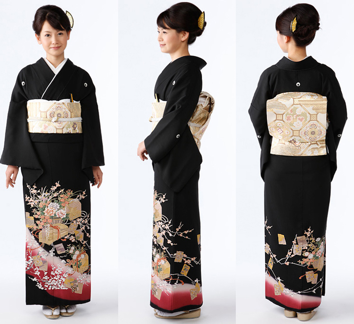 留袖並び画像