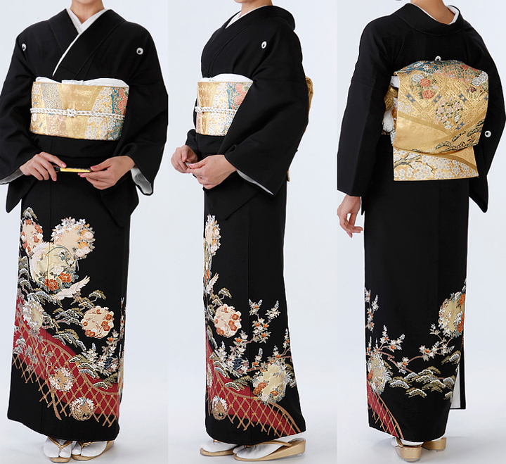 留袖並び画像