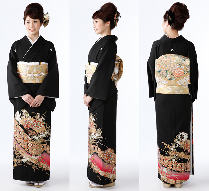 留袖並び画像