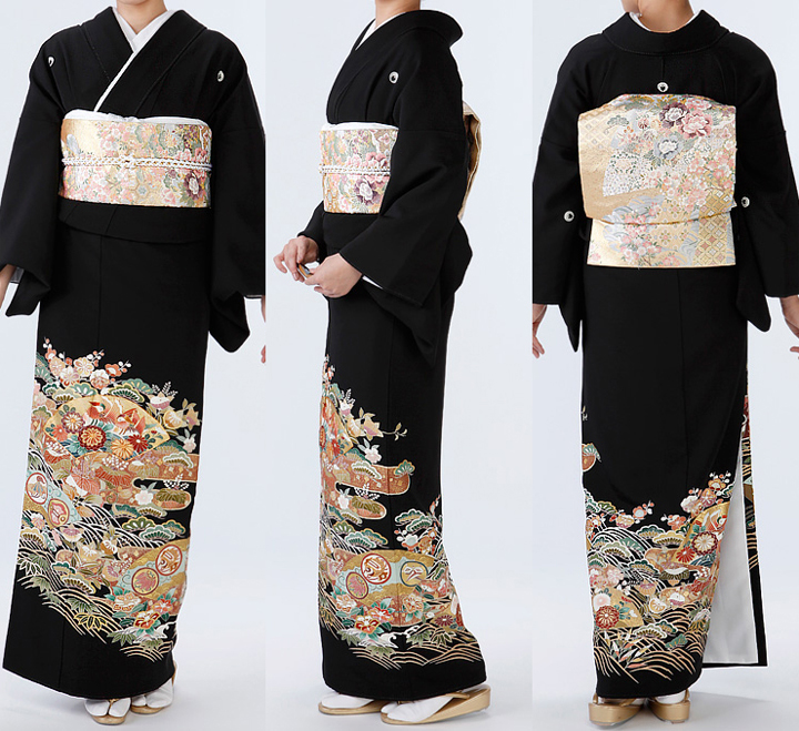 留袖並び画像