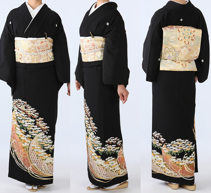留袖並び画像