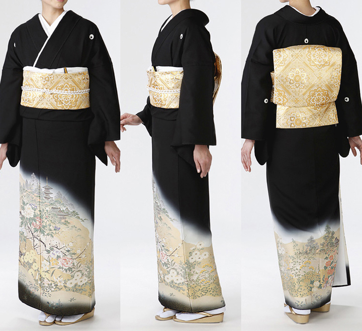 留袖並び画像