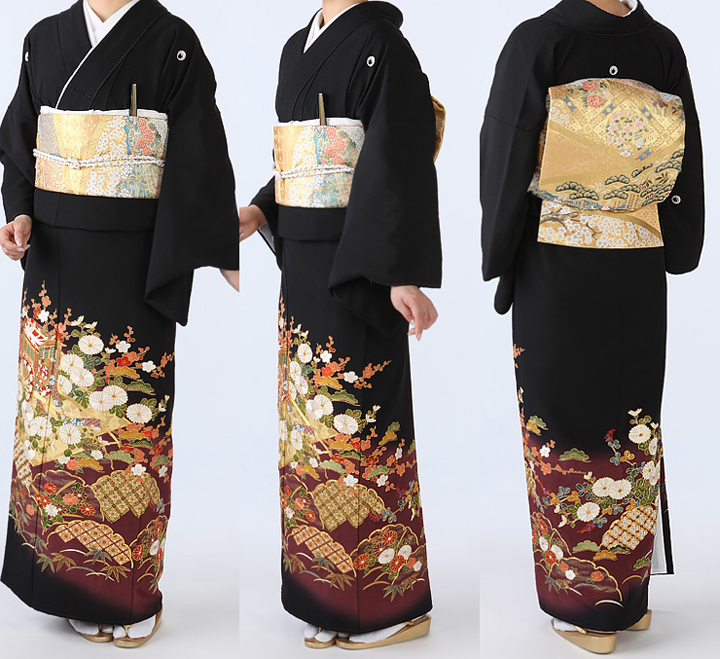 留袖並び画像