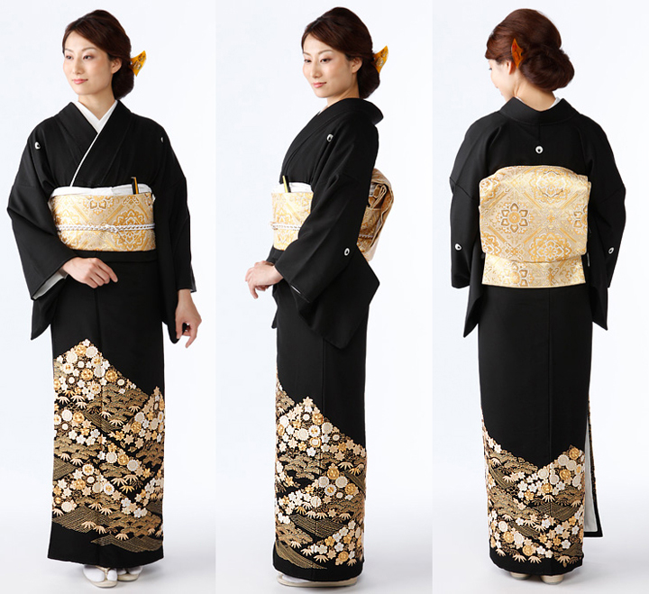 留袖並び画像